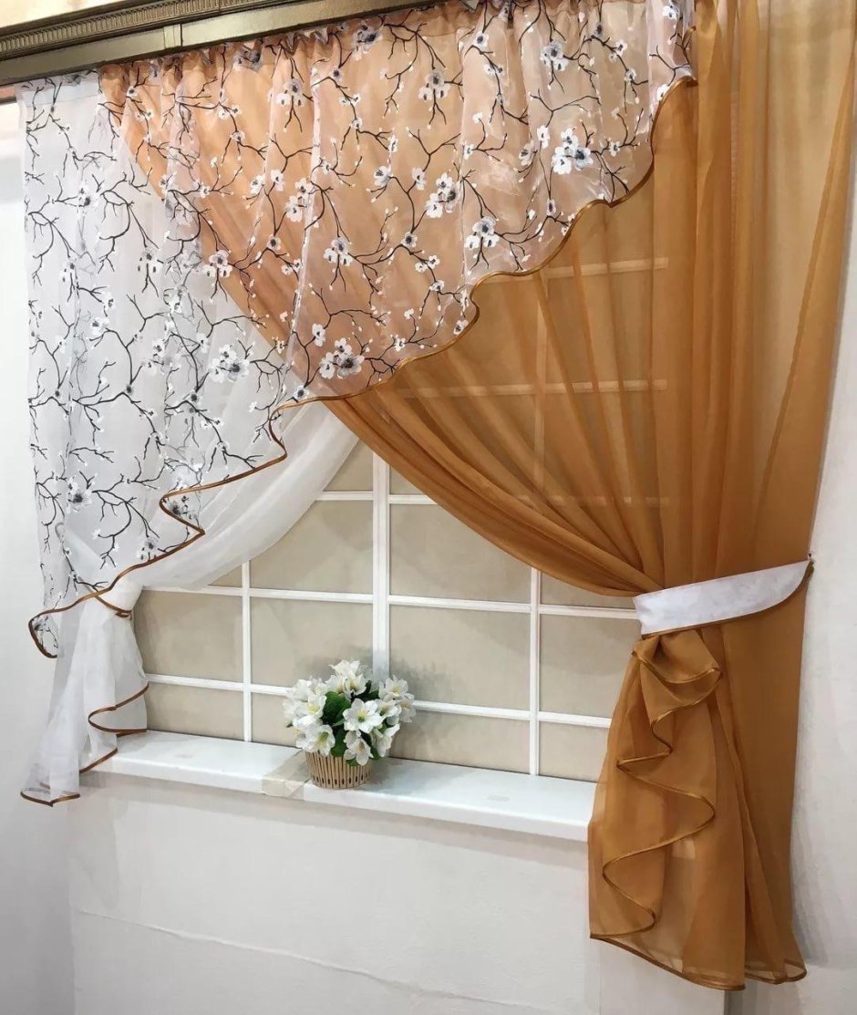 Комплект штор РЕАЛТЕКС R 270х240 см вуаль белая