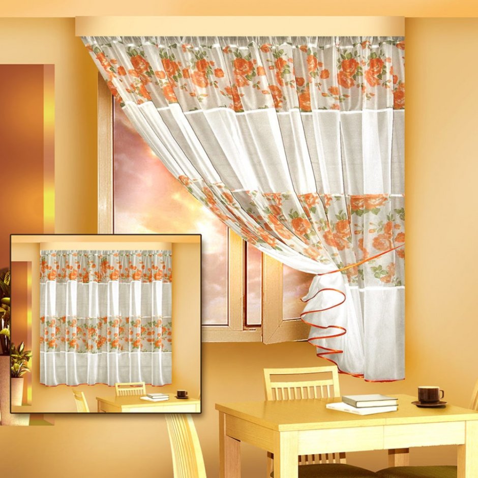 Шторы для кухни тюль Польша Висан