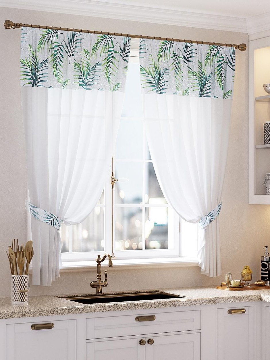 Тюль для кухни haft ha165181