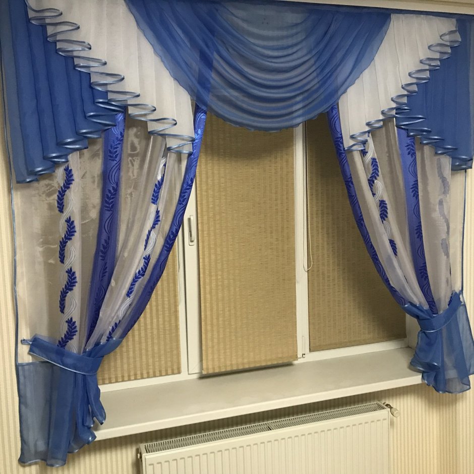 Комплект штор + тюль