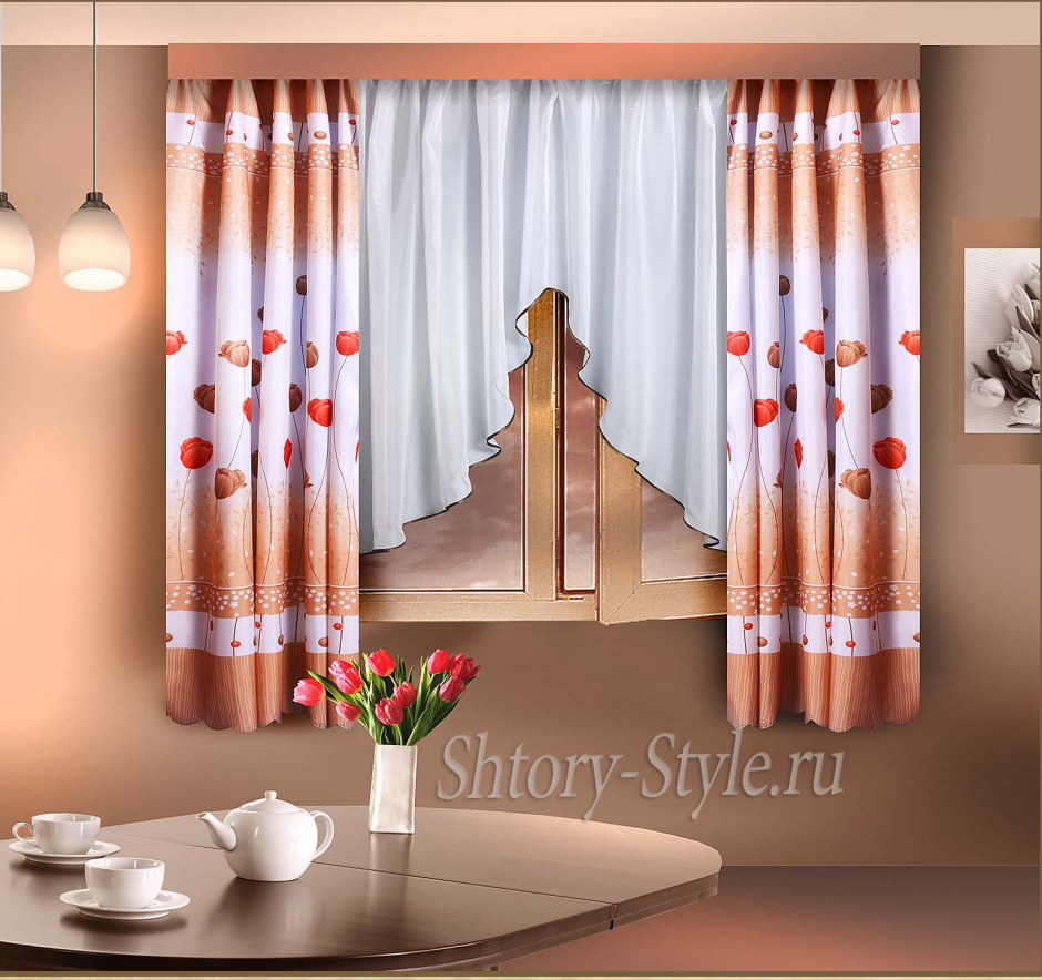 Шторы на кухню