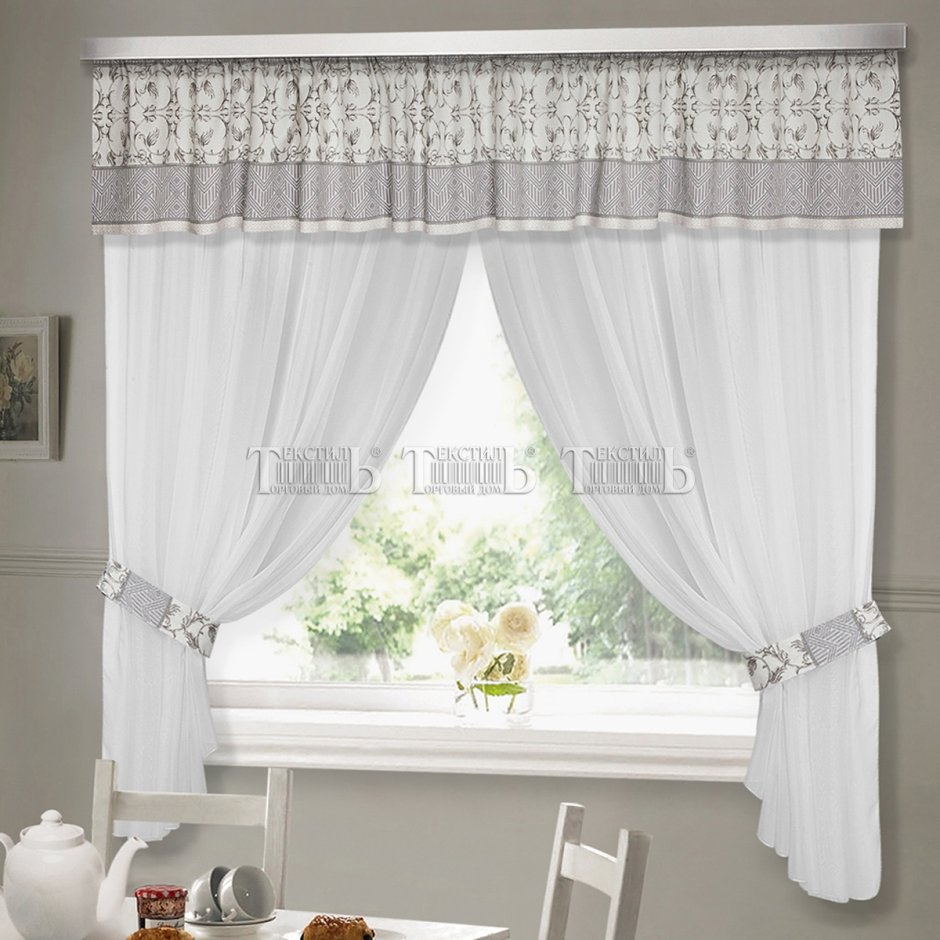 WITERRA / комплект штор для кухни Марианна 300х160 см