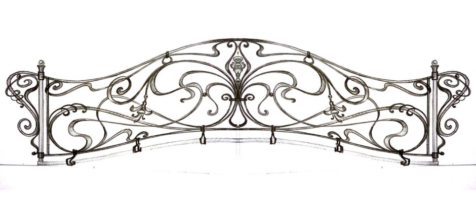 Ковка Модерн эскизы