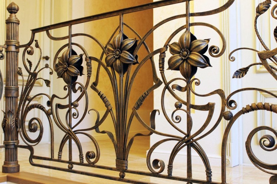 Художественная ковка в стиле Модерн