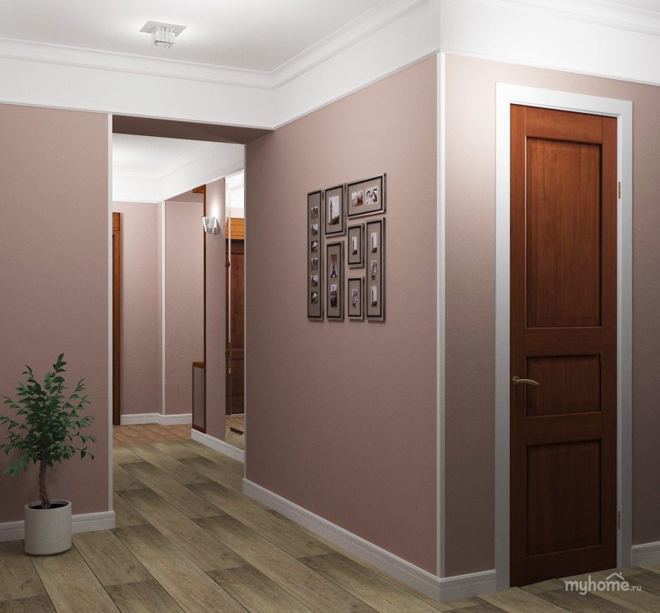 Цвет стен в коридоре