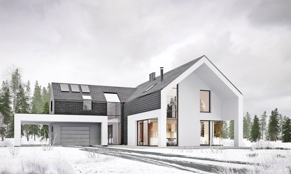 Коттедж в скандинавском стиле