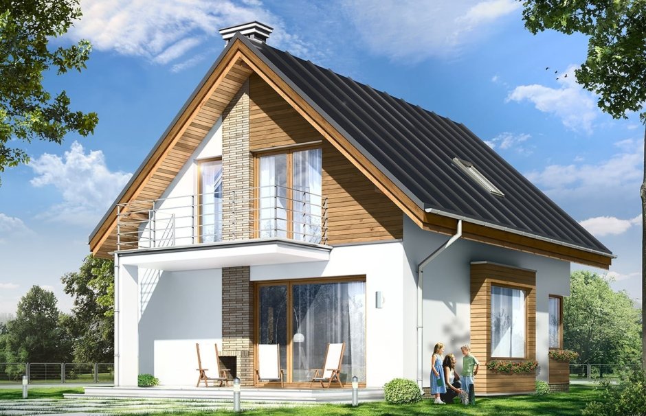 Каркасный дом 120м2