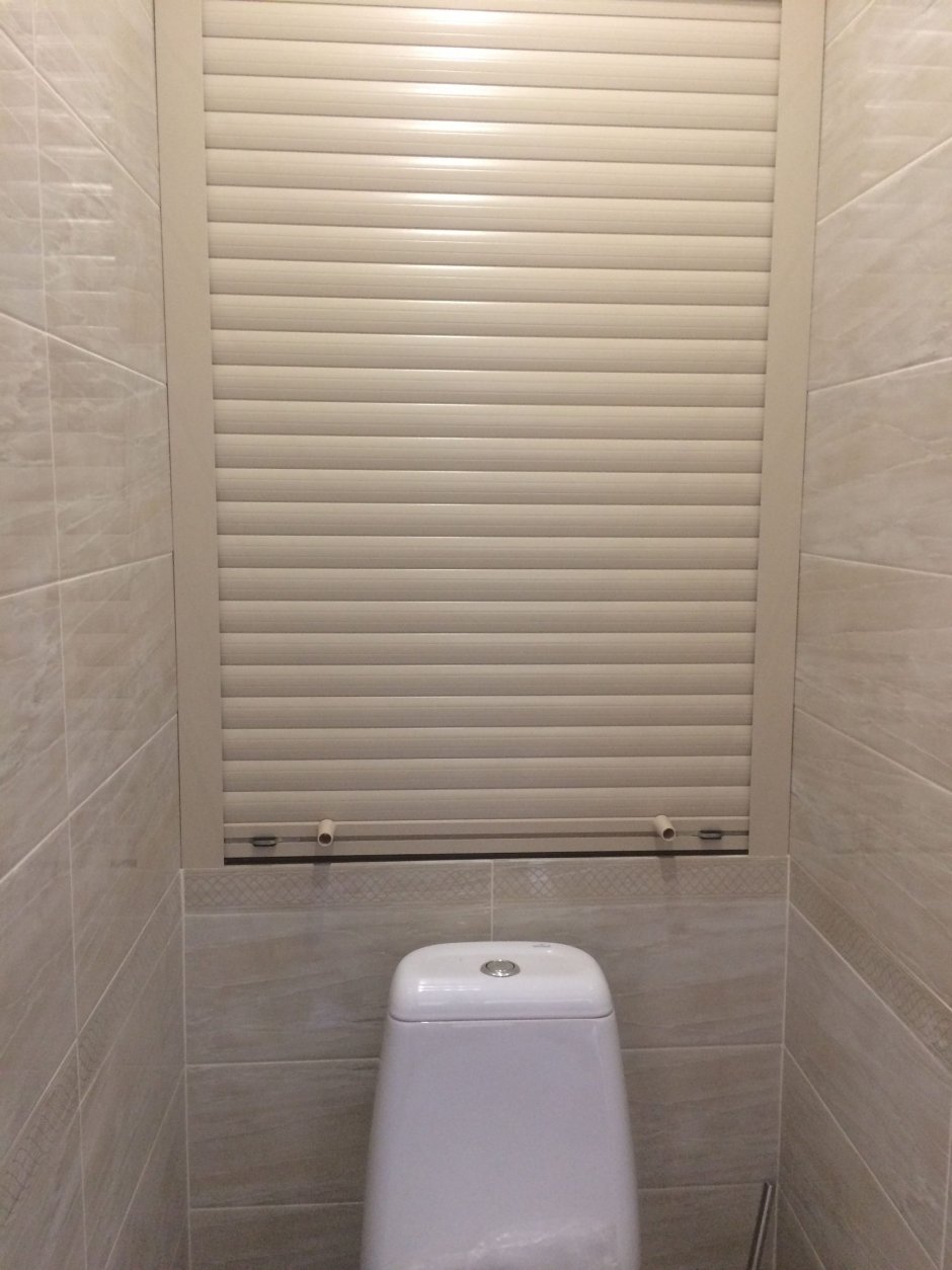 Рольставни сантехнические Алютех бежевые