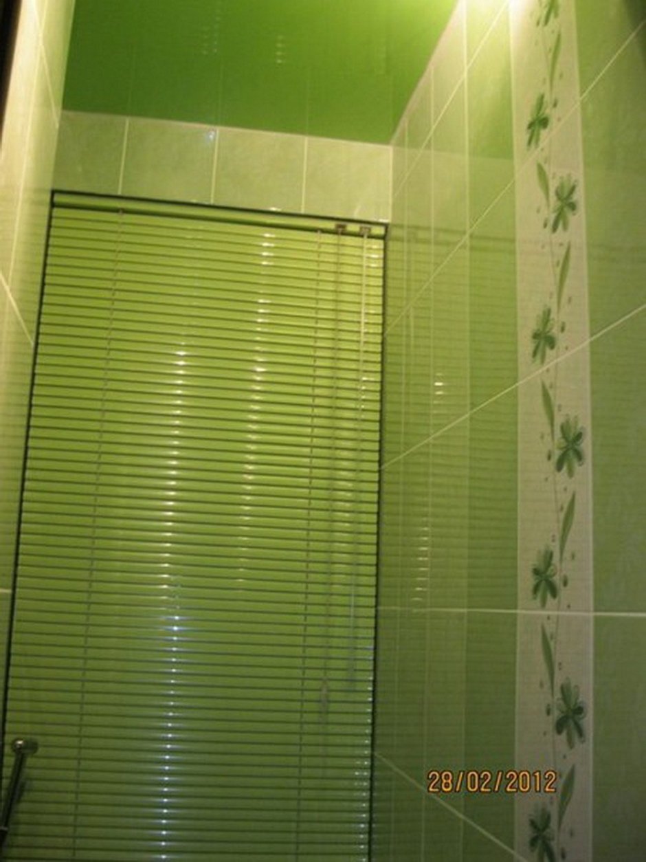 Плиссе в туалет