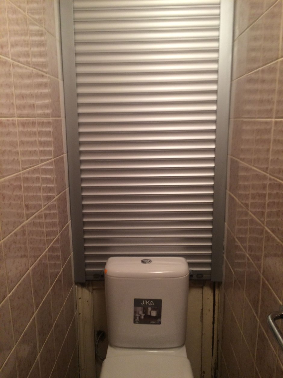 Рольставни в туалет