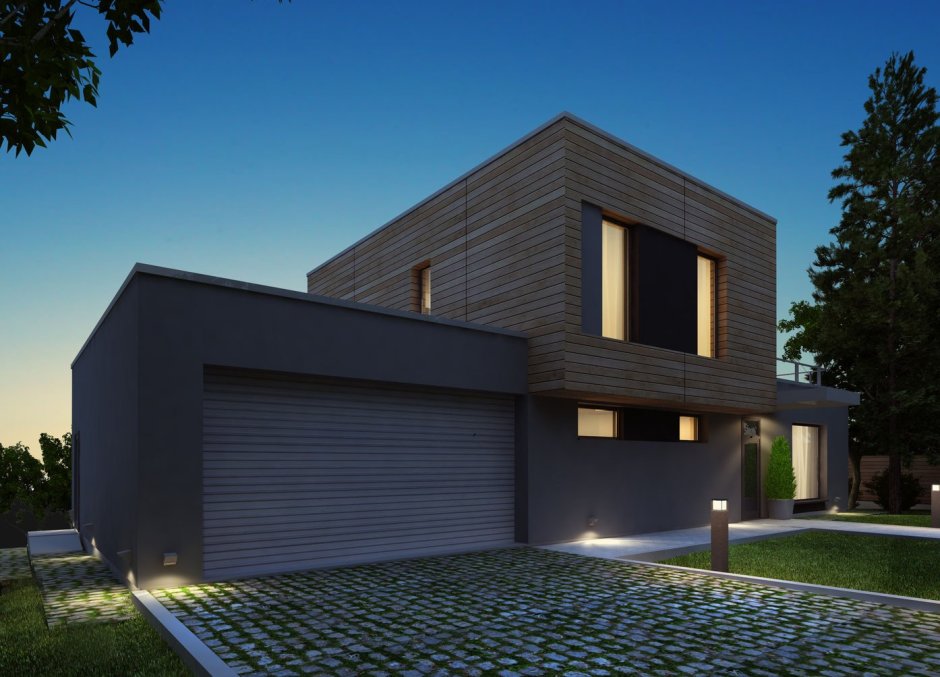 Дома в стиле Минимализм с гаражом