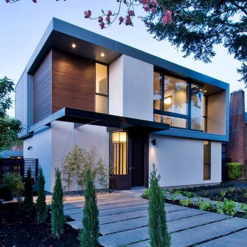 Фасад дома Минимализм