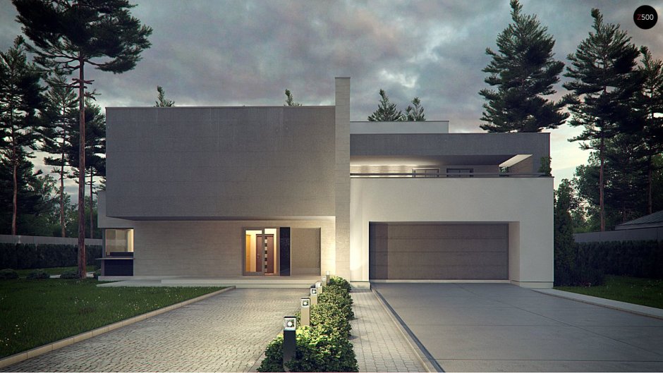 Коттедж в стиле Минимализм