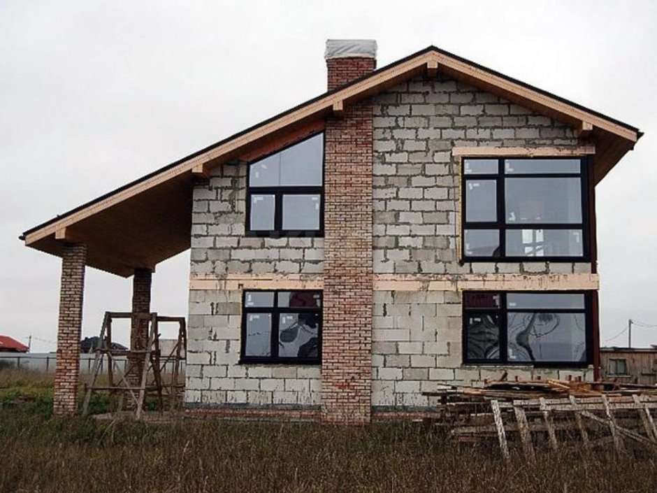 Дом пеноблок