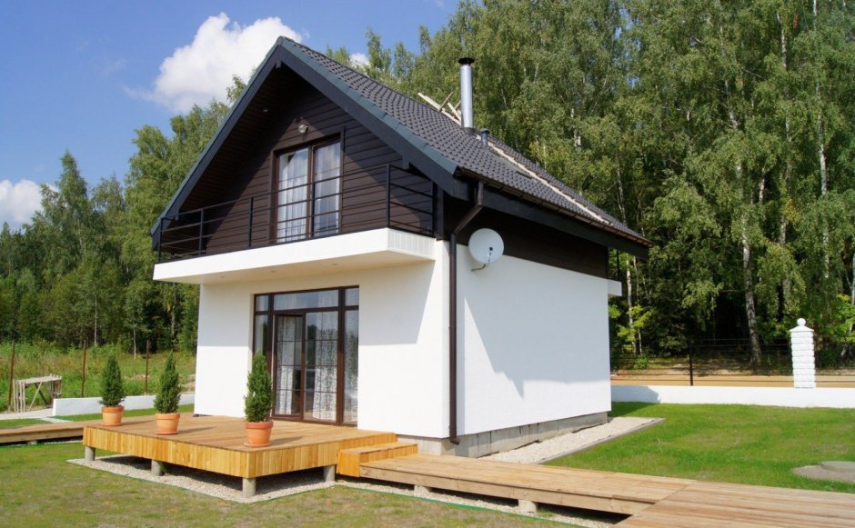 Небольшой дом из газобетона