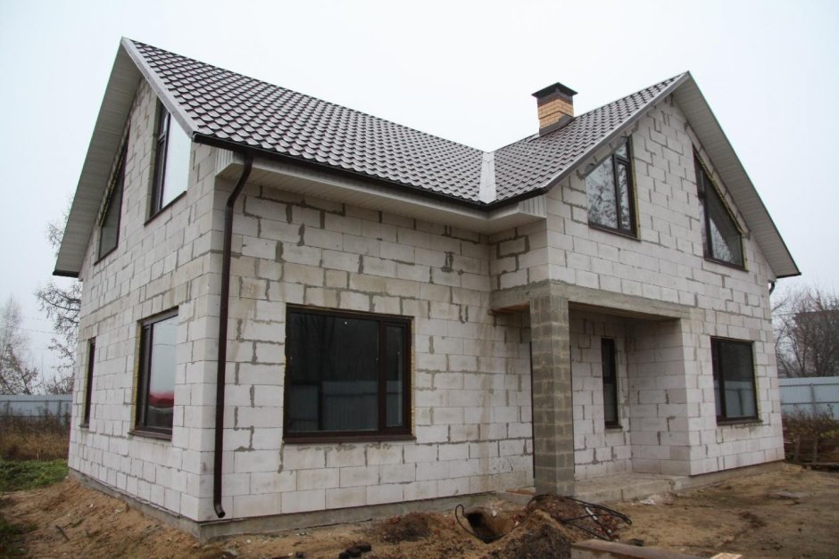 Дом из газобетона 100м2