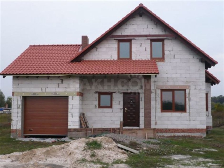 Проекты домов из пеноблоков с гаражом