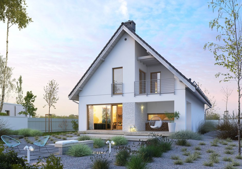 Маленькие дома из газобетона