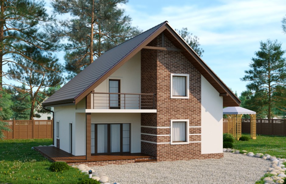 Дом из пеноблоков