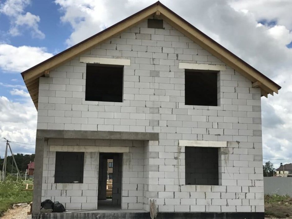 Дом пеноблок