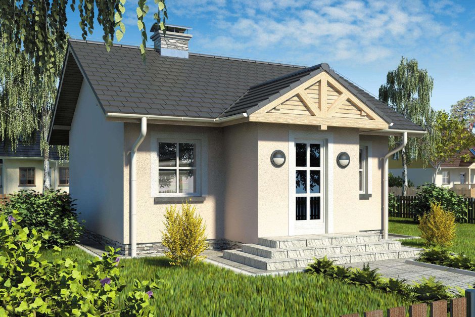 Небольшой одноэтажный домик