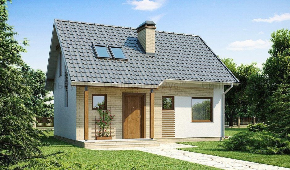 Проект z500 с мансардой