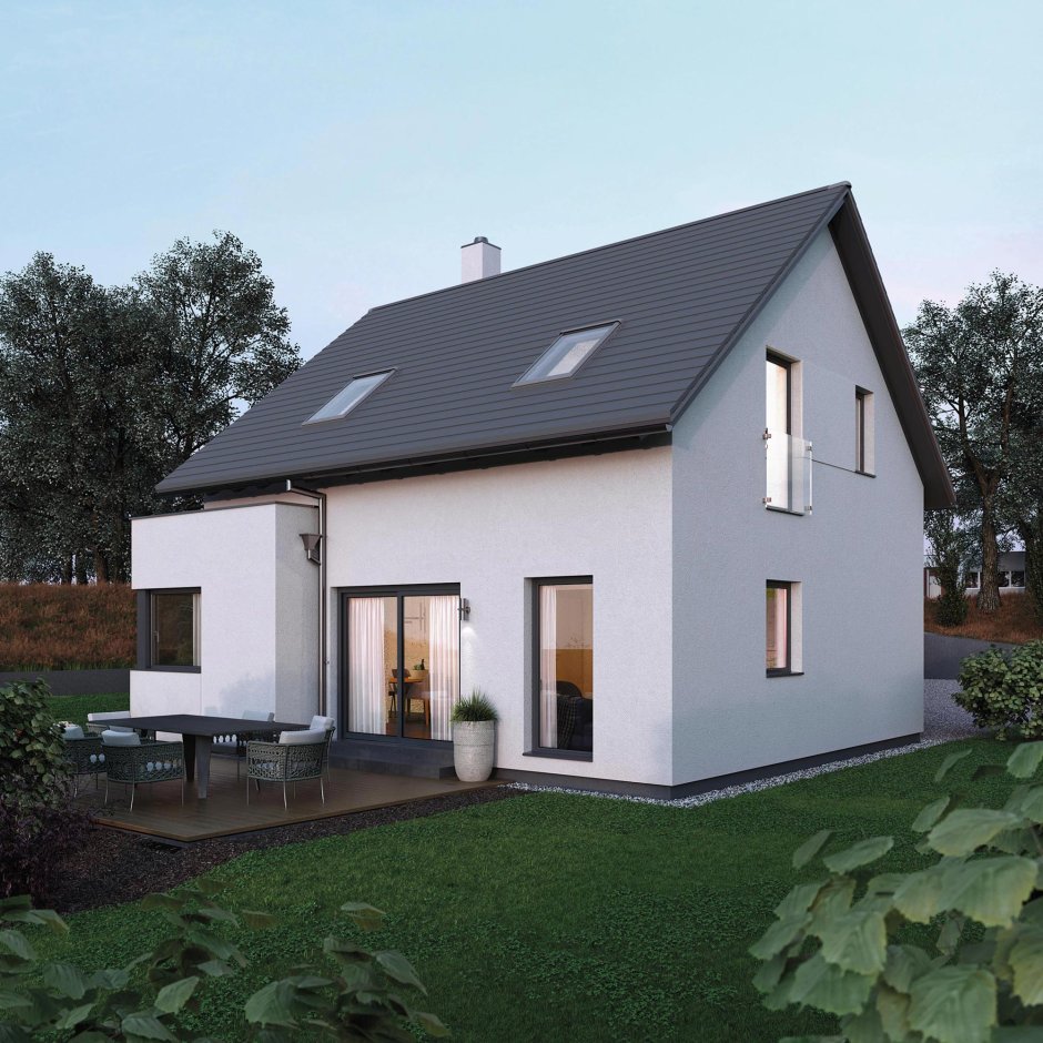 Дома с двух скатеой коышей