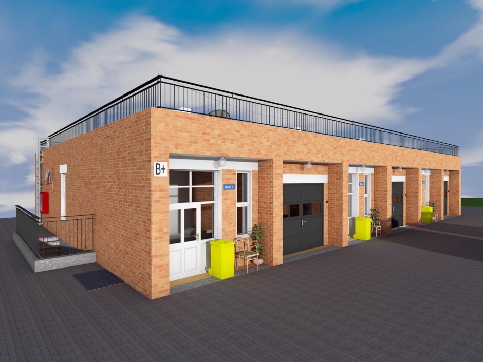 Современный одноэтажный дом