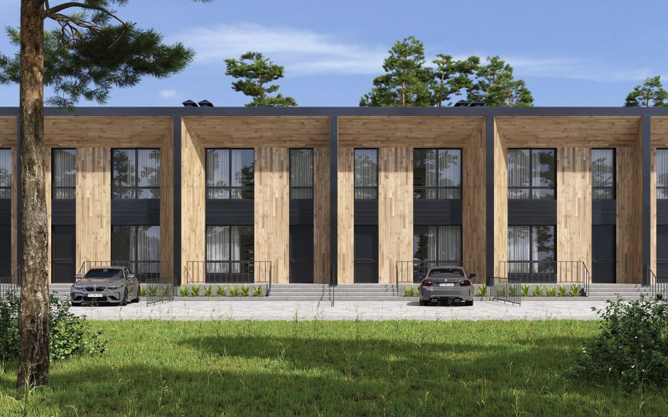 Барнхаус п образный