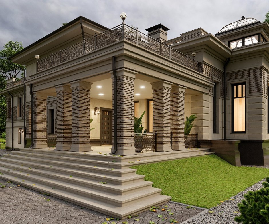 Неоклассика архитектура эркер