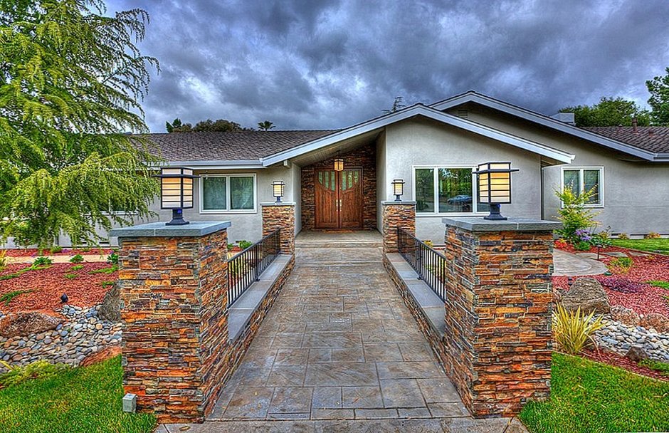 Рэнч стиль дома- в США