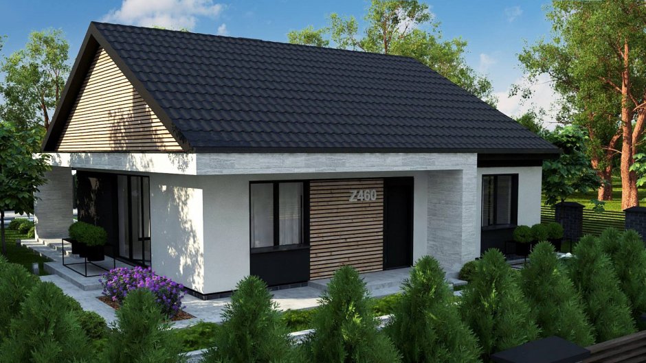 Дом с мансардой 110 кв м