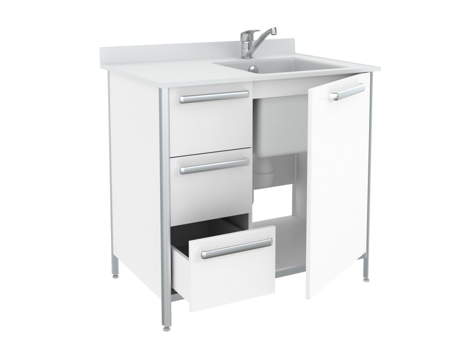 Тумба Виват Валерия 800 под мойку с мойкой