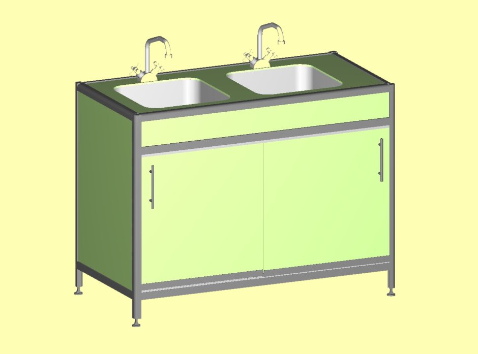 Стол лабораторный 855х655х850 мм СТМ-1/1 премиум