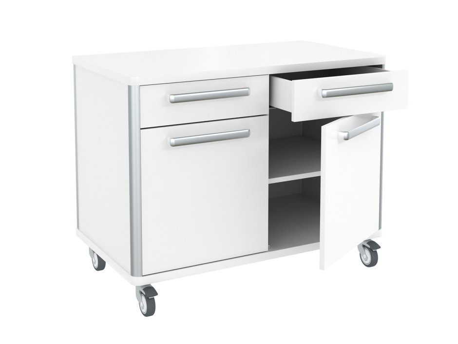 Стол лабораторный 1500-МПЛ (мойка слева)