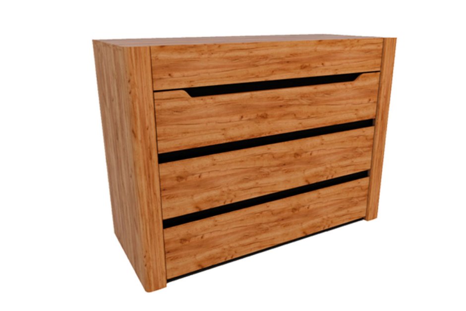 Тумба под телевизор ГМФ ттв3 nature цвет дуб табачный Craft/черный