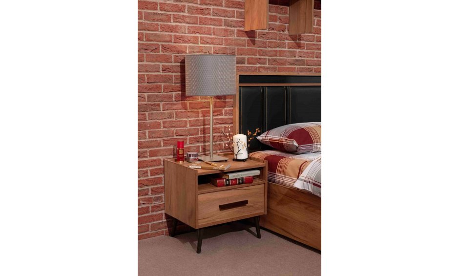 Серый крафт тумба