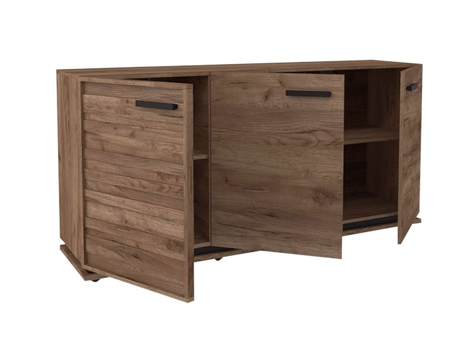 Тумба под ТВ Urban лофт 02 черный/дуб крафт табак