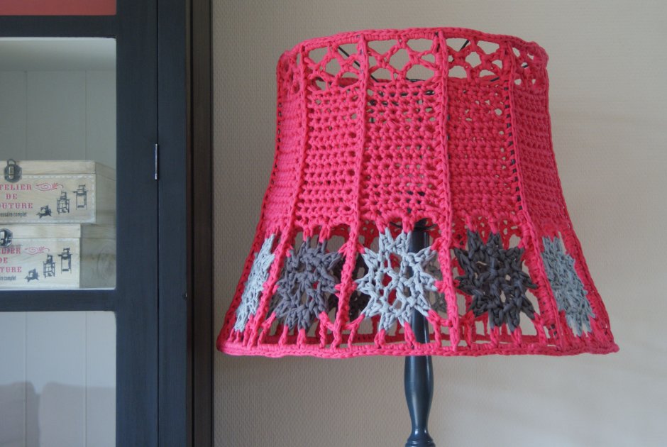 Абажур крючком схемы