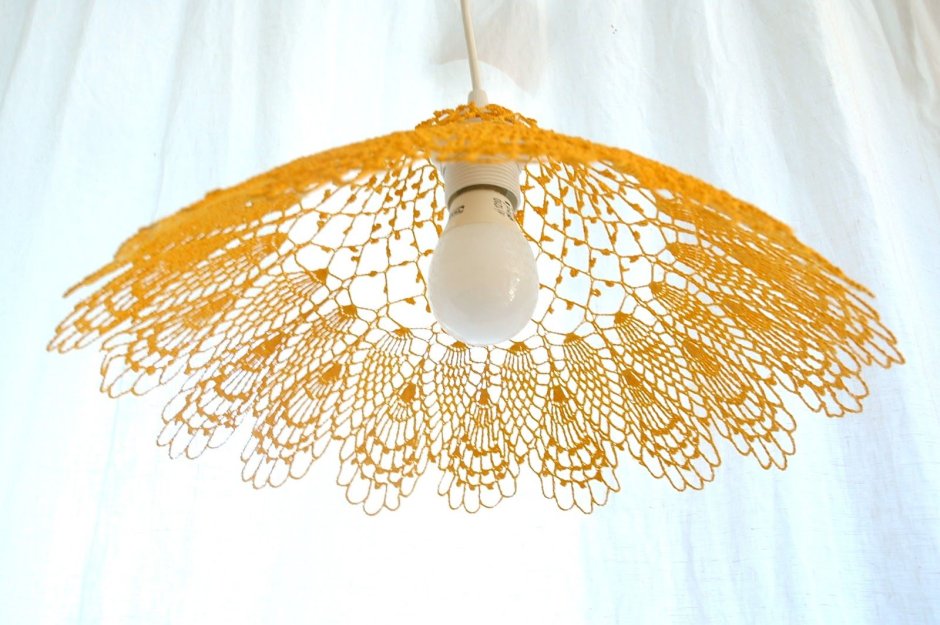 Схемы вязания абажура