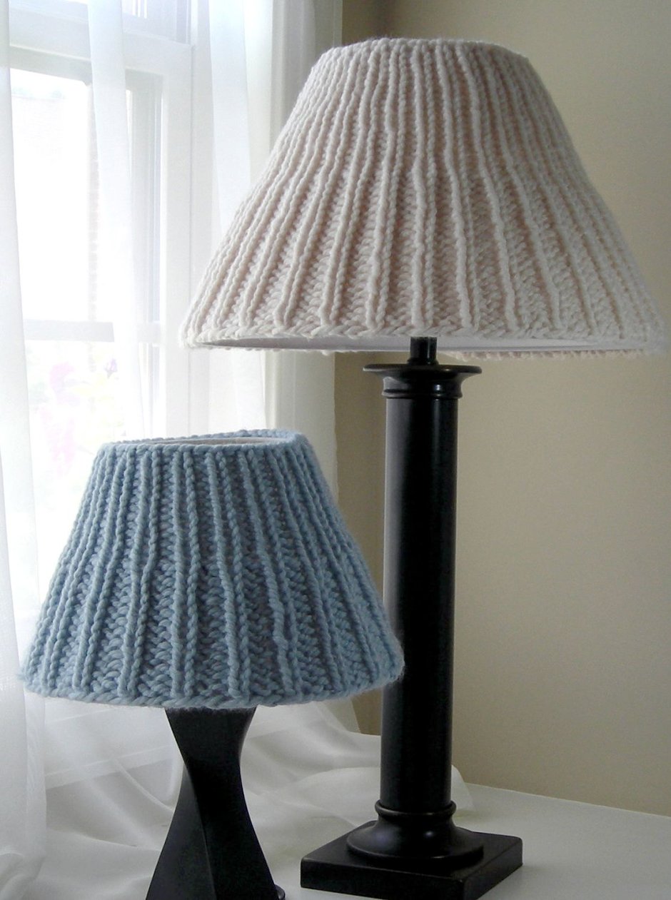 Абажур из гипюра