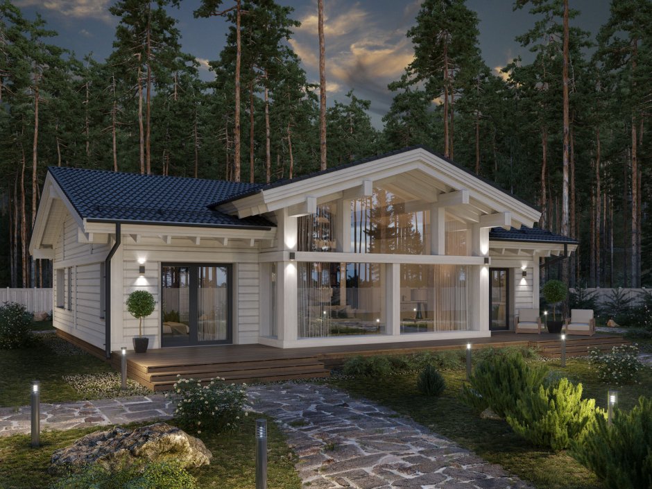 Загородный дом в скандинавском стиле