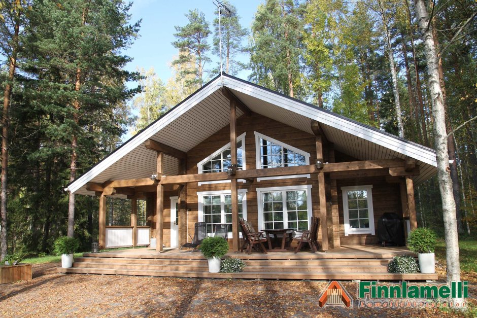 Юджин финский дом из клееного бруса