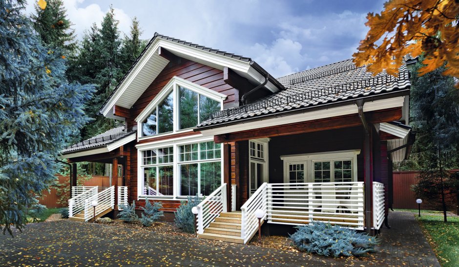 Проект Скандинавия из клееного бруса