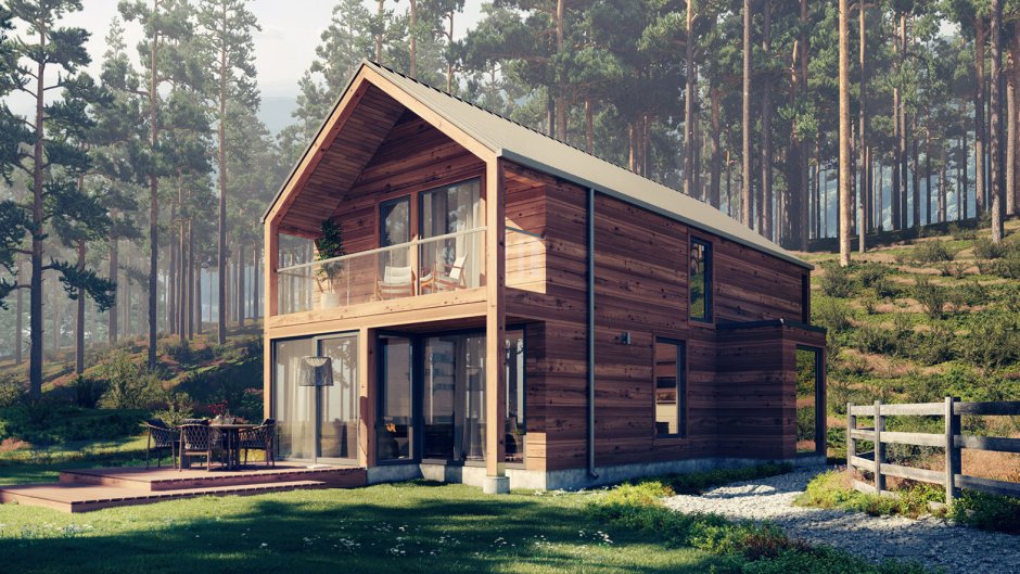 Каркасный дом Скандинавия