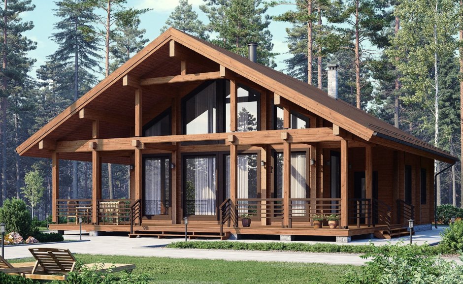 Юджин финский дом из клееного бруса