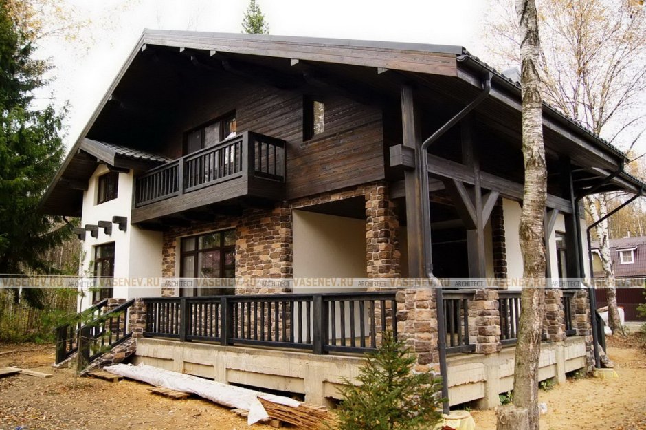 Планкен фасад Шале