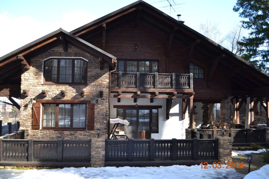 Планкен фасад Шале