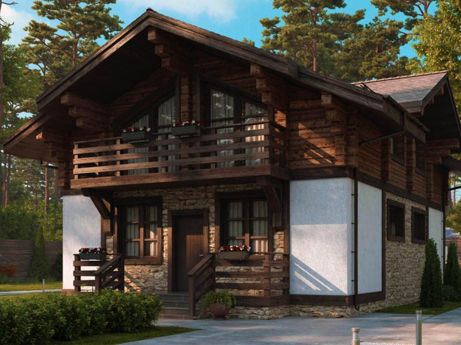 Елена Стрелецкая Архитектор дом Шале