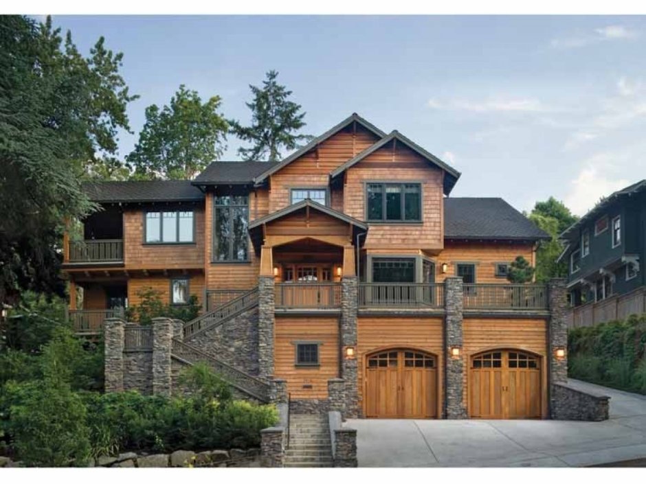 Крафтсман дом в стиле Модерн